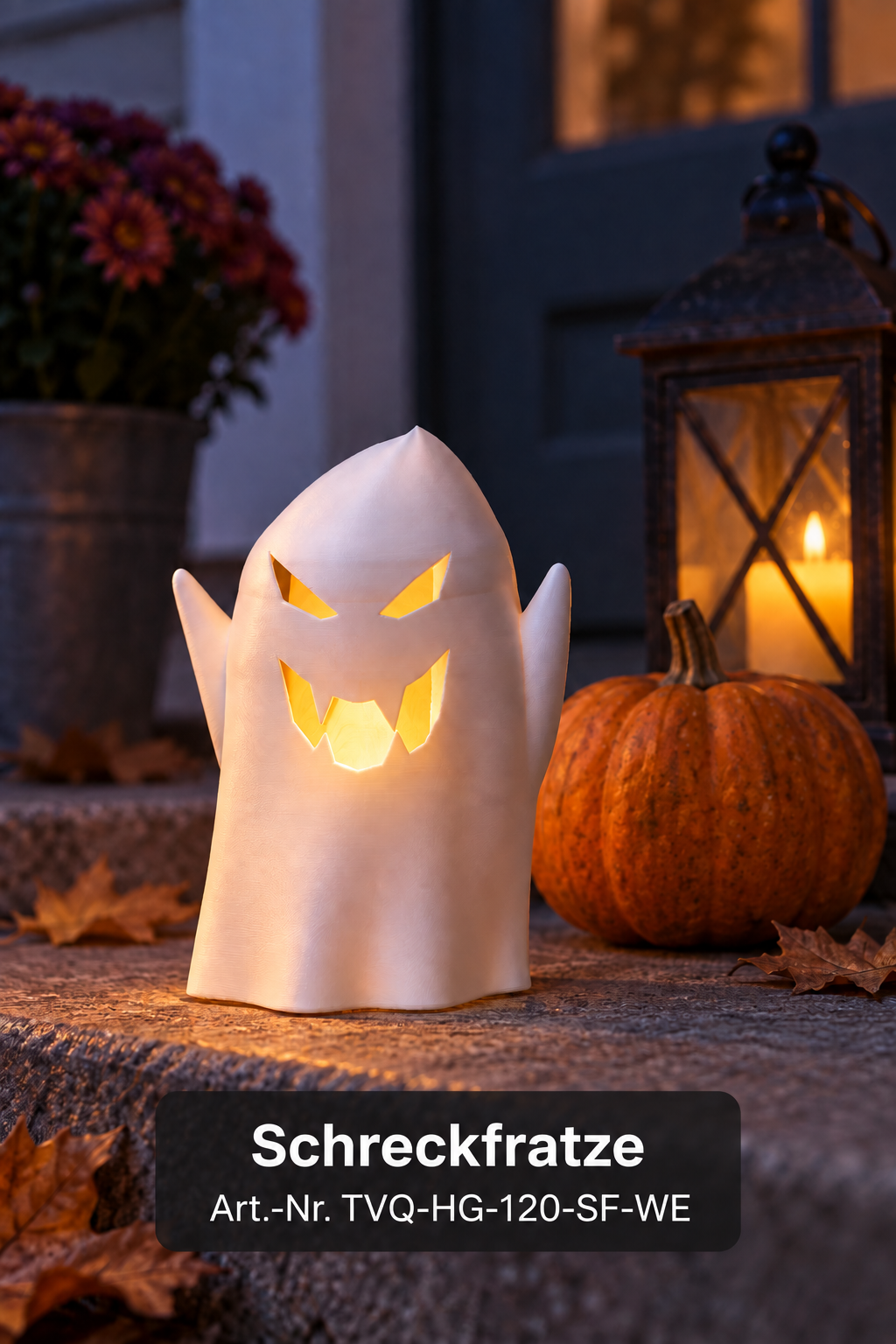 Halloween Geist - Spooky (Schreckfratze)