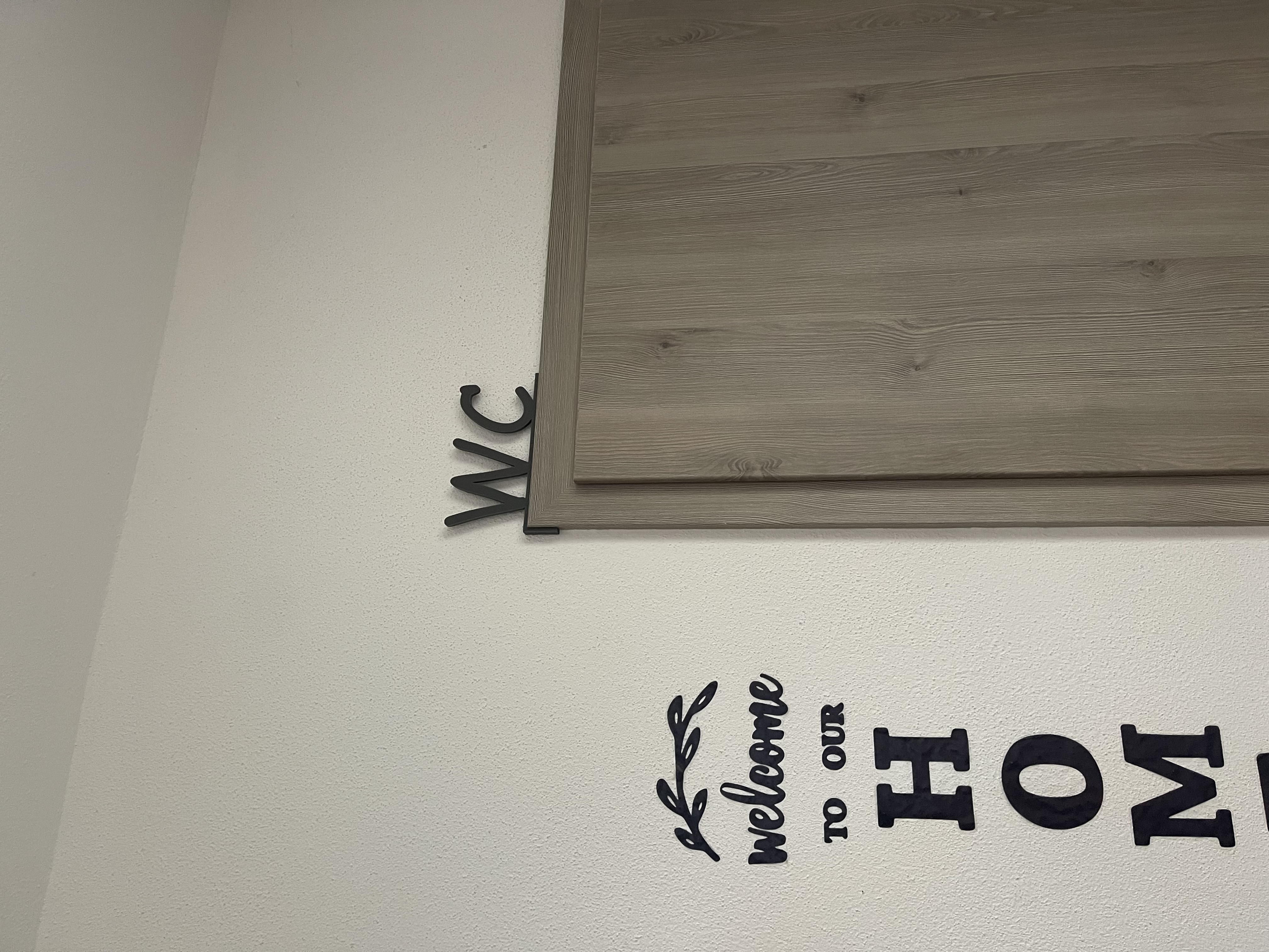 Personalisiertes Türschild für Türrahmen – Wunschtext bis 7 Zeichen